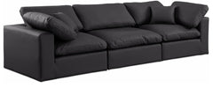 Comfy - Faux Leather Modular Sofa 3 Seats