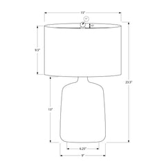 Lighting, Table Lamp Contemporary - Black
