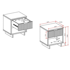 Granville - Nightstand With 1 Drawer