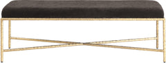 Valley - Bench With Gold Frame