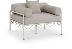 Portofino - Resilient Water Repellent Fabric Upholstered Outdoor Patio Chair