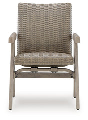 Cliff Trails - Rocking Arm Chair (Set of 2) - Beige