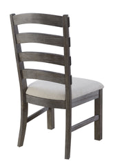 Upholstered Dining Chairs (Set of 2) - Brown - Wood