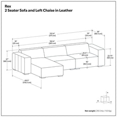 Rex - Handcrafted Sectional Sofa