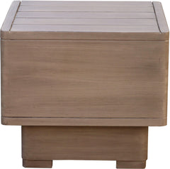 Solace - Acacia Wood Outdoor Patio End / Side Table - Natural