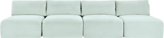 Shaggy - 4 Seat Modular Armless Sofa