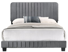Channel Tufted Bed