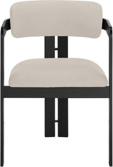 Aurum - Vegan Leather Upholstered Dining Chair (Set of 2) - Taupe