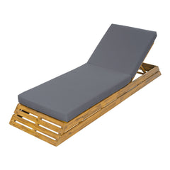 Chaise Lounge Set With 2 Fold Cushion