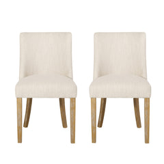 Classic Fabric Dining Chair (Set of 2) - Beige