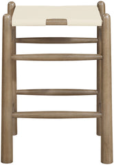 Santos - Backless Counter Stool With Stained Brown Base