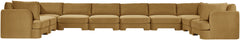 Hammond - Velvet Performance Fabric Upholstered 10 Piece Sectional