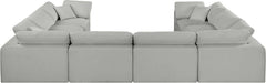 Comfy - 8 Piece Linen Modular Sectional