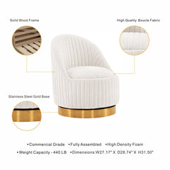 Leela - Swivel Lounge Chair