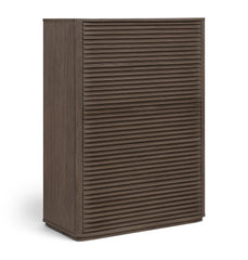 Morino - Oak Veneer And Solid Wood Chest - Brown