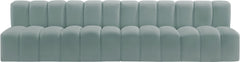 Arc - Faux Leather 4 Seats Modular Sofa