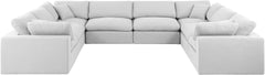 Comfy - 8 Piece Linen Modular Sectional