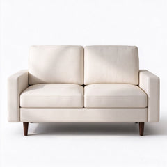 2 Seat Loveseat Sofa, Loose Back Cushion For Living Room
