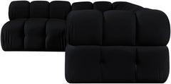 Orin - Fabric Velvet 4 Piece Modular Sectional