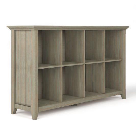 Acadian - 8 Cube Storage Sofa Table - Light Brown