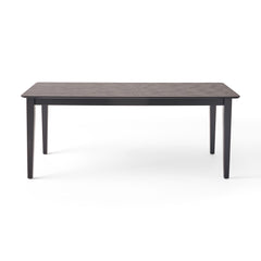 Farmhouse Charm Dining Table With Square Leg