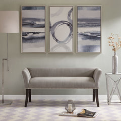 Elegant Design Bench Upholstery, Solid Wood Frame