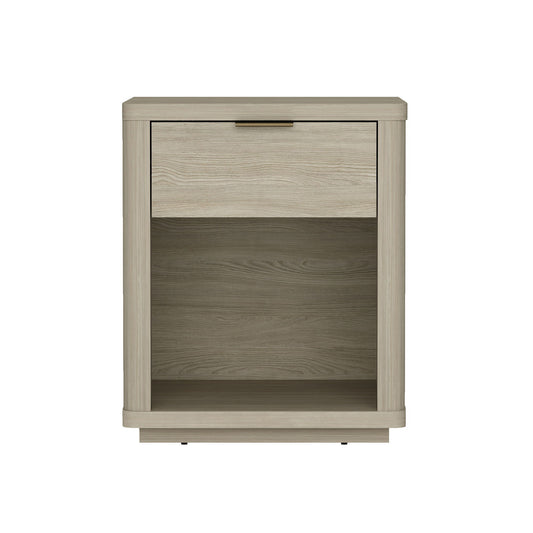 Evelyn - Nightstand With 1 Drawer And Open Shelf