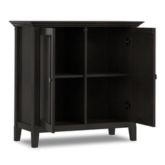 Amherst - 2 Door Storage Cabinet & Adjustable Shelving - Brown