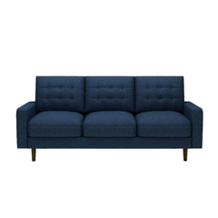 3 Seat Sofa Couch With Tufted Back Upholstered Couch For Living Room