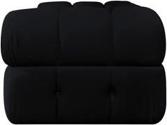 Orin - Velvet Performance Fabric Upholstered 2 Piece Modular Sofa (2 Corner Chairs)