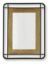 Beelman - Accent Mirror - Black / Brown