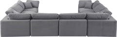 Comfy - 8 Piece Velvet Modular Sectional