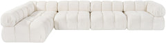 Orin - Velvet 5 Piece Modular Sectional