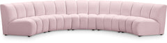 Infinity - 5 Piece Velvet Modular Sectional