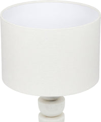 Opus - Linen Textured Fabric And Brass Table Lamp