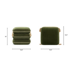 Monarch - Squared Upholstered Ottoman