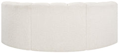 Arc - Boucle Fabric 3 Piece Modular U-Shaped Sofa