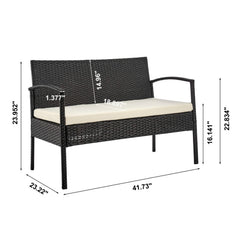 Noli - 4 Piece Outdoor Conversation Set