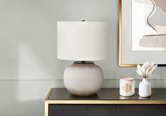 Modern Lighting, Table Lamp, Ceramic - Cream