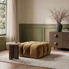 Orin - Velvet Performance Fabric Upholstered Modular Ottoman