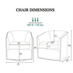 Luxurious Chair With 360 Degree Rotation