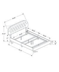 Bed Upholstered Look