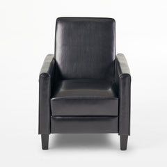 Upholstered Push Back Recliner Chair For Living Room