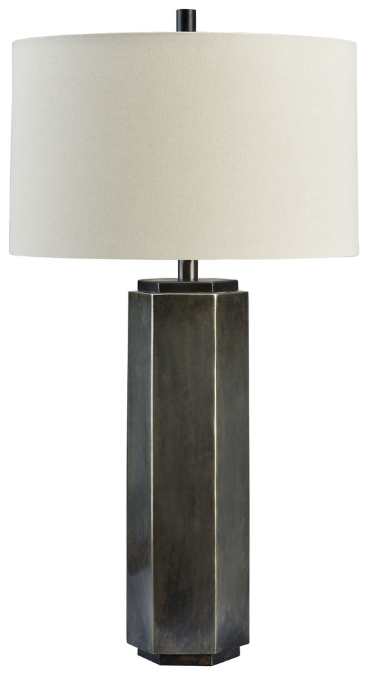 Dirkton - Metal Table Lamp - Antique Pewter Finish