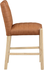 Aimee - Counter Stool - Light Brown Legs