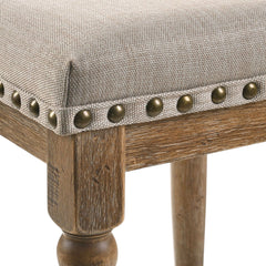 Farsiris - Weathered Counter Height Stool (Set 2) - Beige