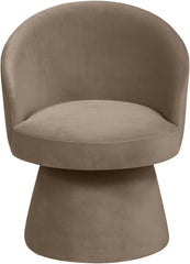 Selene - Upholstered Swivel Dining Chair