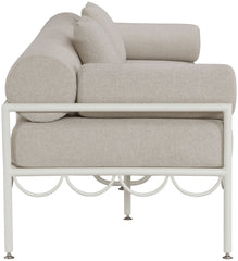 Portofino - Resilient Water Repellent Fabric 85.75" Upholstered Outdoor Patio Sofa