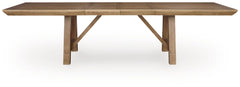 Ridgester - Rectangular Dining Room Extension Table - Light Brown
