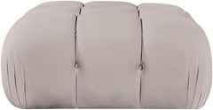 Orin - Velvet Performance Fabric Upholstered Modular Ottoman